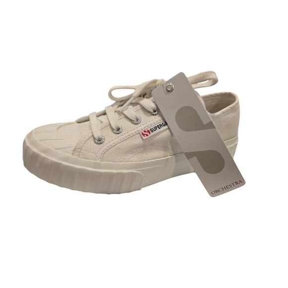 Superga 2790 Platform Sneaker in White – NWT Size 6 Women's - Picture 7 of 7